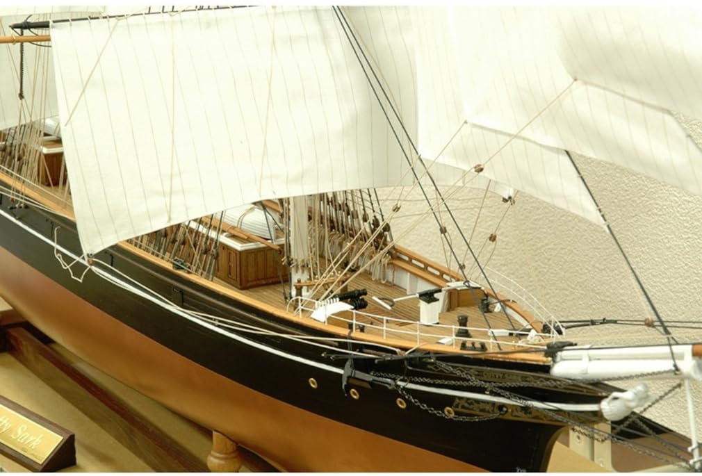 Amazon | ウッディジョー 1/80 カティサーク (帆付) 木製模型